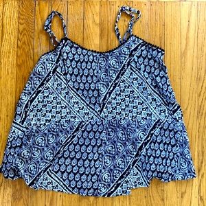 Vintage NWT Y2K flowy cropped camisole size M